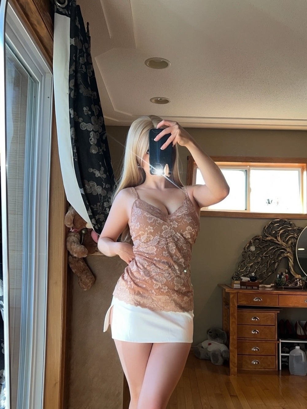 Cosabella Pink Floral Lace Cami